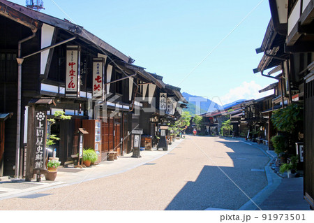 奈良井宿・中山道(長野県・塩尻市) 奈良井宿・中山道(長野県・塩尻市) 91973501