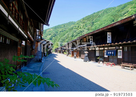 奈良井宿・中山道（長野県・塩尻市） 91973503
