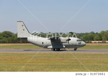 イタリア空軍C-27Jスパルタン輸送機の離陸 イタリア空軍C-27Jスパルタン輸送機の離陸 91973661