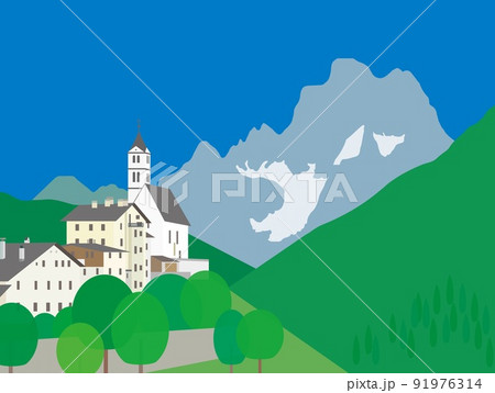 コッレ・サンタ・ルチア　colle　santa　lucia　ドロミーティ　dolomiti　イタリア 91976314