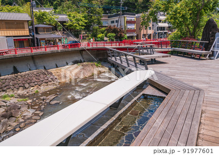 （静岡県）修善寺温泉　リバーテラス杉の湯（足湯） 91977601