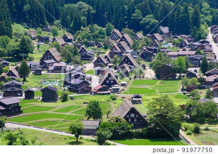 白川郷・世界遺産(岐阜県・白川村) 白川郷・世界遺産(岐阜県・白川村) 91977750