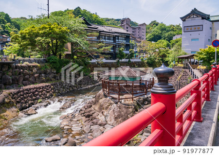 （静岡県）修善寺温泉・桂川の川中にある、独鈷の湯 91977877