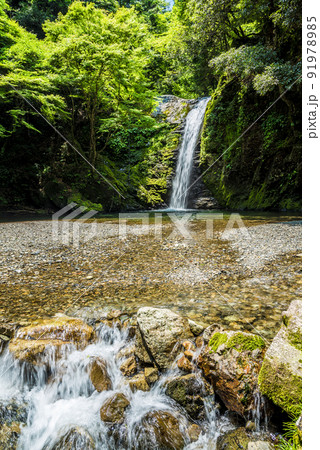 《岐阜県》飛騨金山　横谷峡四つの滝　白滝 91978985