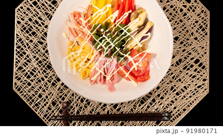 自炊 冷やし中華 自炊 冷やし中華 91980171