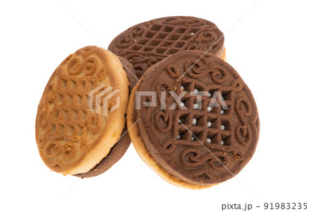 double cookie isolated 91983235