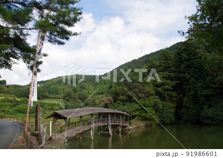 弓削神社 太鼓橋 1 弓削神社 太鼓橋 1 91986601