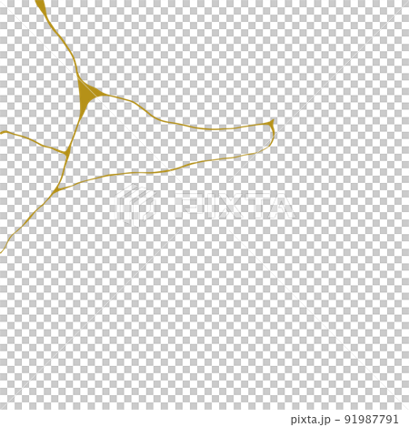 金継ぎの模様のベクターイラスト 91987791