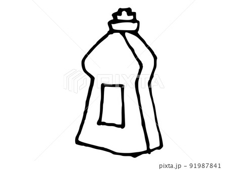 日用品 シンプルイラスト 線画 洗剤 日用品 シンプルイラスト 線画 洗剤 91987841