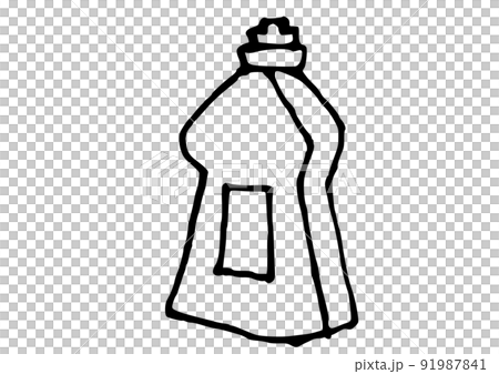 日用品 シンプルイラスト 線画 洗剤 日用品 シンプルイラスト 線画 洗剤 91987841