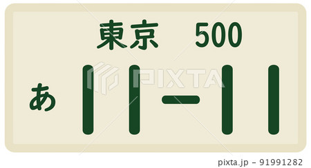 ナンバープレート 91991282