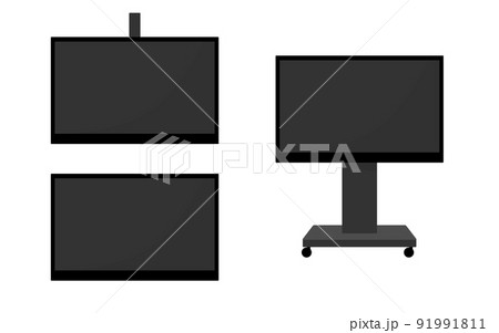 天井吊りテレビ、壁掛けテレビ、スタンド型テレビ 91991811