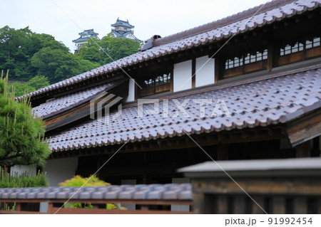 城下町側から望む越前大野城 91992454
