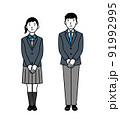 制服の学生 91992995