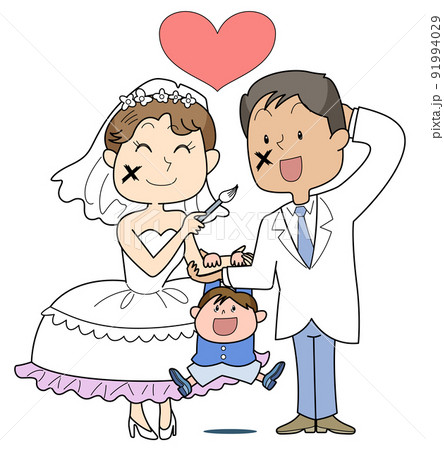 再婚バツイチ家族 91994029