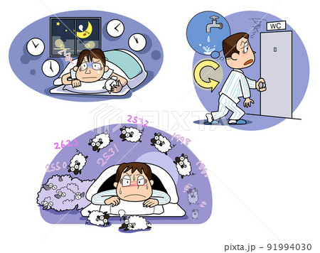 睡眠の問題点セット 91994030
