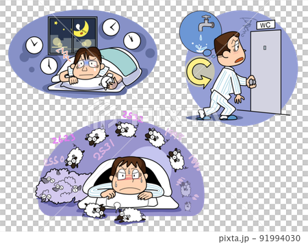 睡眠の問題点セット 91994030