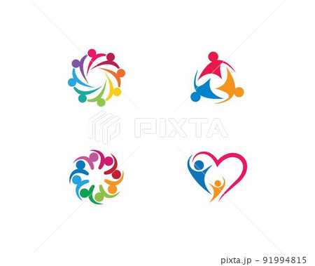 Community vector icon illustration design 91994815