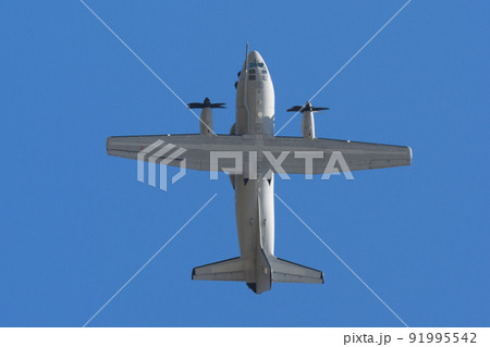 イタリア空軍C-27Jスパルタン輸送機上昇 イタリア空軍C-27Jスパルタン輸送機上昇 91995542