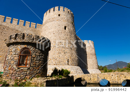 Mamure Kalesi castle in Anamur at day. Turkey 91996442
