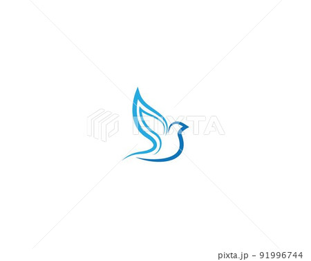 Dove vector icon illustration design 91996744