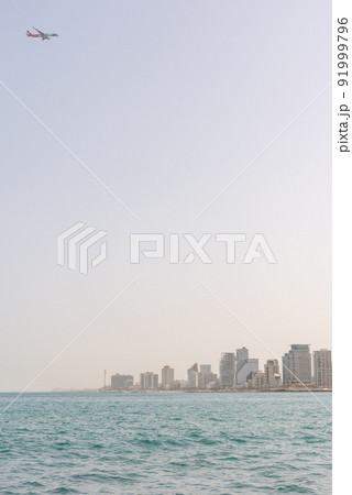 Tel Aviv skyline. A view from the water of the old Yaffa Port Tel Aviv skyline. A view from the water of the old Yaffa Port 91999796