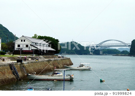 熊本県宇城市の世界文化遺産 「三角西港」の景観 熊本県宇城市の世界文化遺産 「三角西港」の景観 91999824