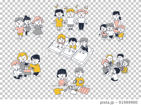 幼兒園的趣味遊戲 一群與成長共度時光的孩子 幼兒園的趣味遊戲 一群與成長共度時光的孩子 91999900