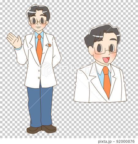 メガネのお医者さんのイラスト 92000876