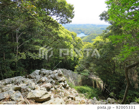 対馬・金田城 南西部石塁 92005331