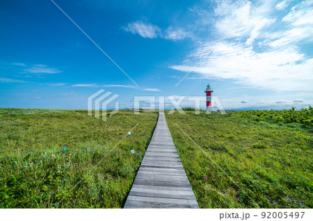 「北海道」はまなすの丘公園 石狩灯台 「北海道」はまなすの丘公園 石狩灯台 92005497