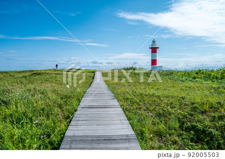 「北海道」はまなすの丘公園 石狩灯台  「北海道」はまなすの丘公園 石狩灯台  92005503