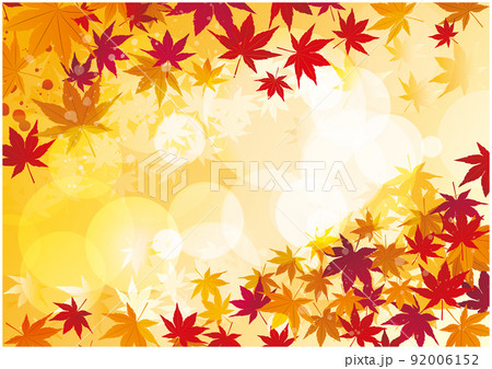秋の紅葉　背景 92006152