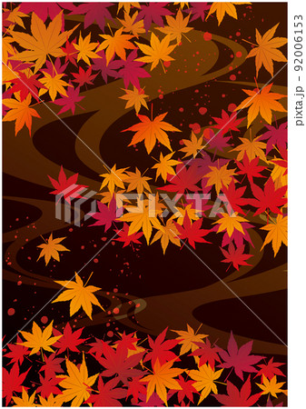 秋の紅葉　背景 92006153