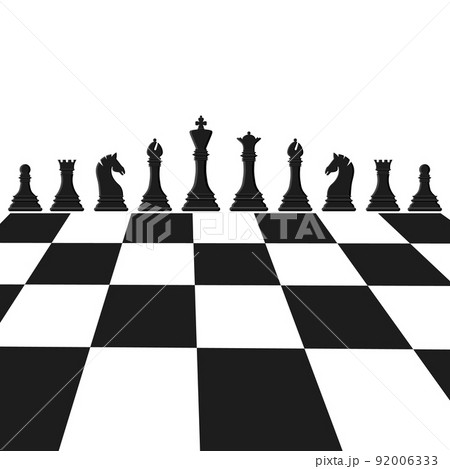 chess board silhouette