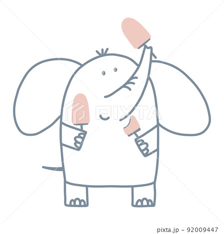 Cute outlined jungle and woodland animal for kids. Coloring vector illustration set. Cute outlined jungle and woodland animal for kids. Coloring vector illustration set. 92009447