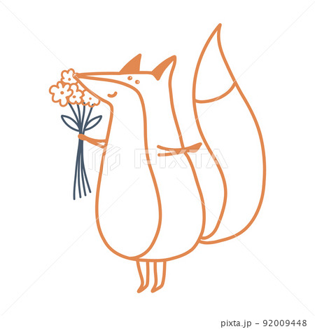 Cute outlined jungle and woodland animal for kids. Coloring vector illustration set. Cute outlined jungle and woodland animal for kids. Coloring vector illustration set. 92009448