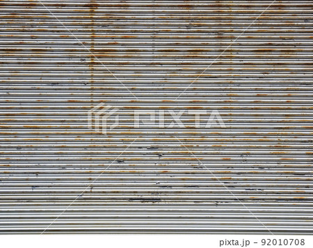 錆びたシャッター 92010708