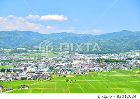 長野県佐久市野沢～中込駅周辺を望む(長野県佐久市)【2022.6】 92012024