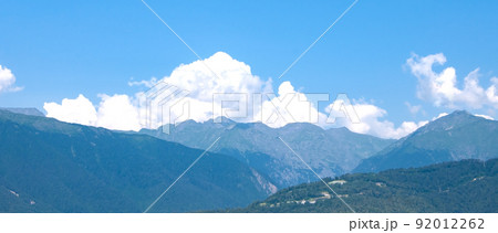 Mountain peaks in Krasnaya Polyana, Sochi. Mountain peaks in Krasnaya Polyana, Sochi. 92012262