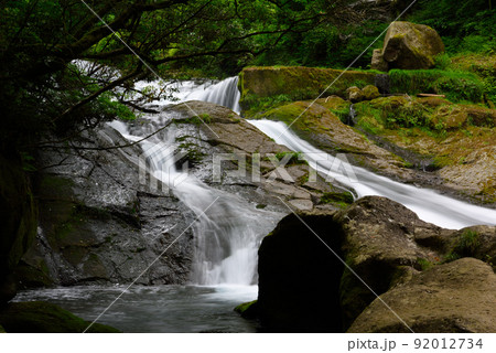 夏の菊池渓谷 夏の菊池渓谷 92012734