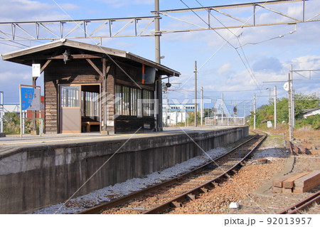 近江鉄道のレトロ駅 鳥居本駅 近江鉄道のレトロ駅 鳥居本駅 92013957