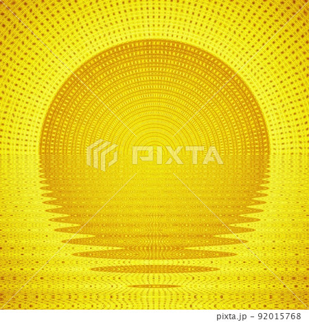金　ゴールド　GOLD　太陽　素材　背景 92015768