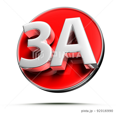 3A red circle. 3A red circle. 92016990