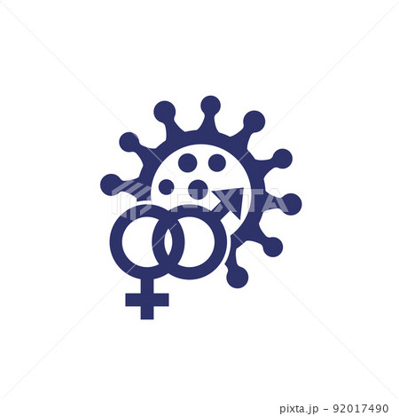 Sexual transmitted disease or STD icon 92017490