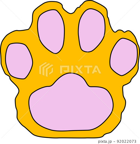 黄色の猫の肉球 黄色の猫の肉球 92022073