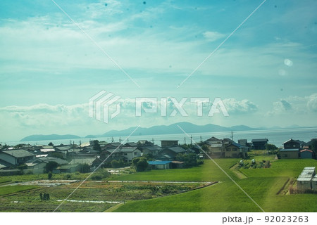 サンダーバード（車窓から　琵琶湖　湖西　JR） 92023263