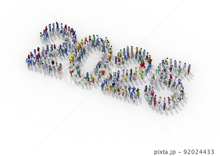 CGの人文字2025 92024433