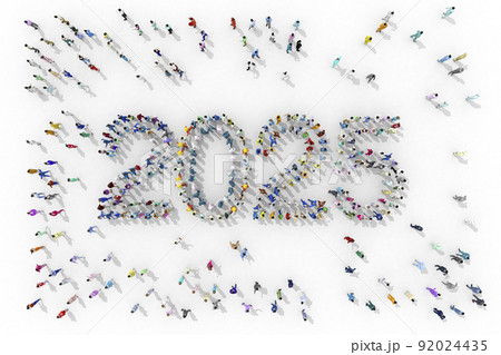 CGの人文字2025 CGの人文字2025 92024435
