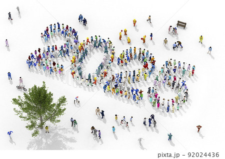 CGの人文字2025 92024436